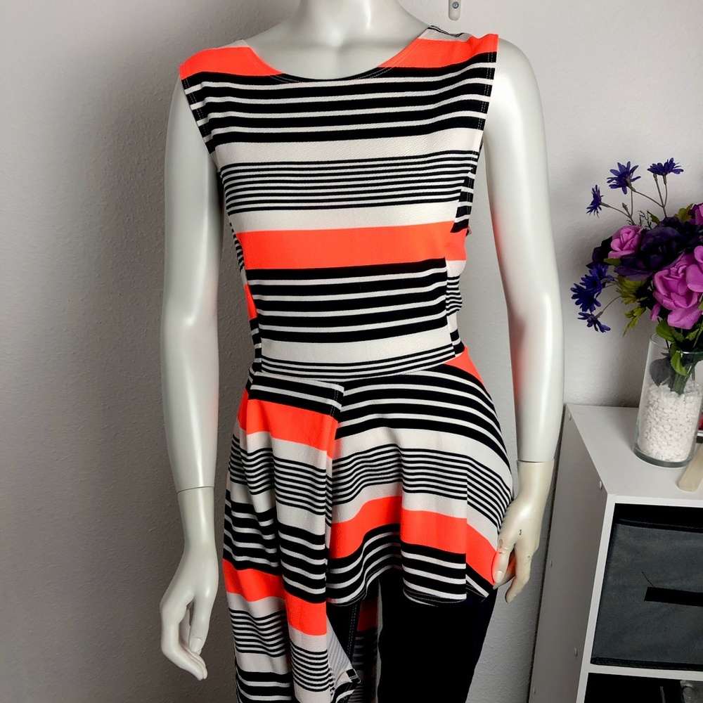 Asymmetrical Peplum Top